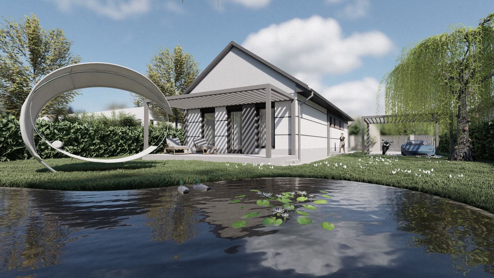 Masterplast Modulhouse terv - Aphrodité