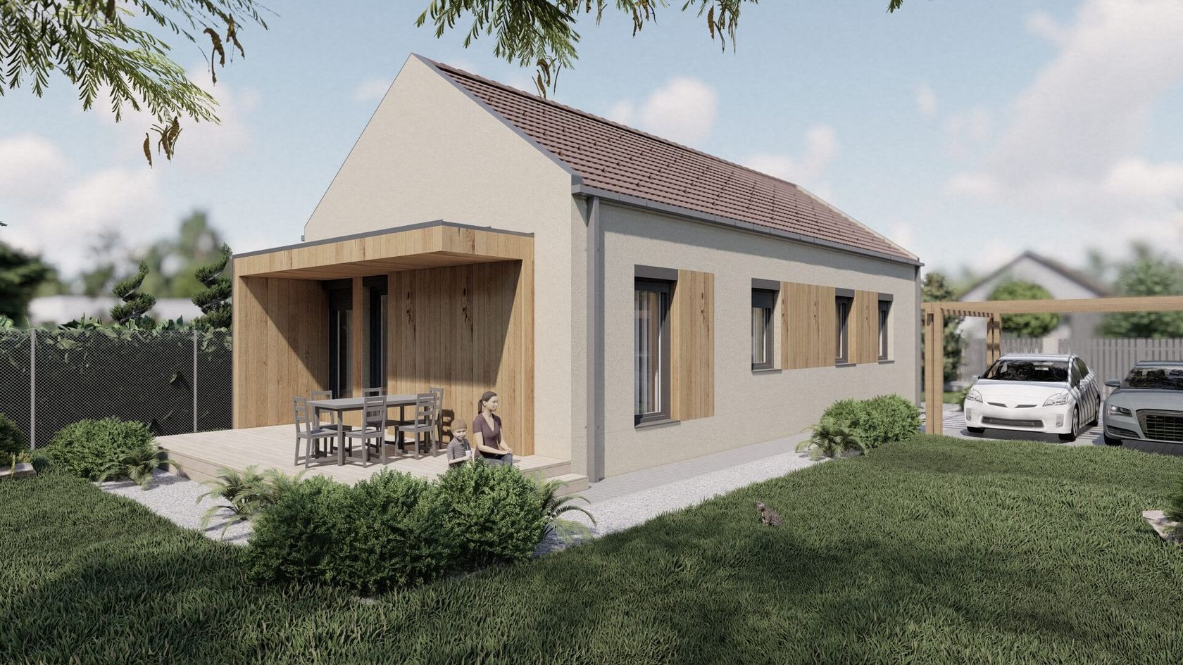 Masterplast Modulhouse terv - Arész