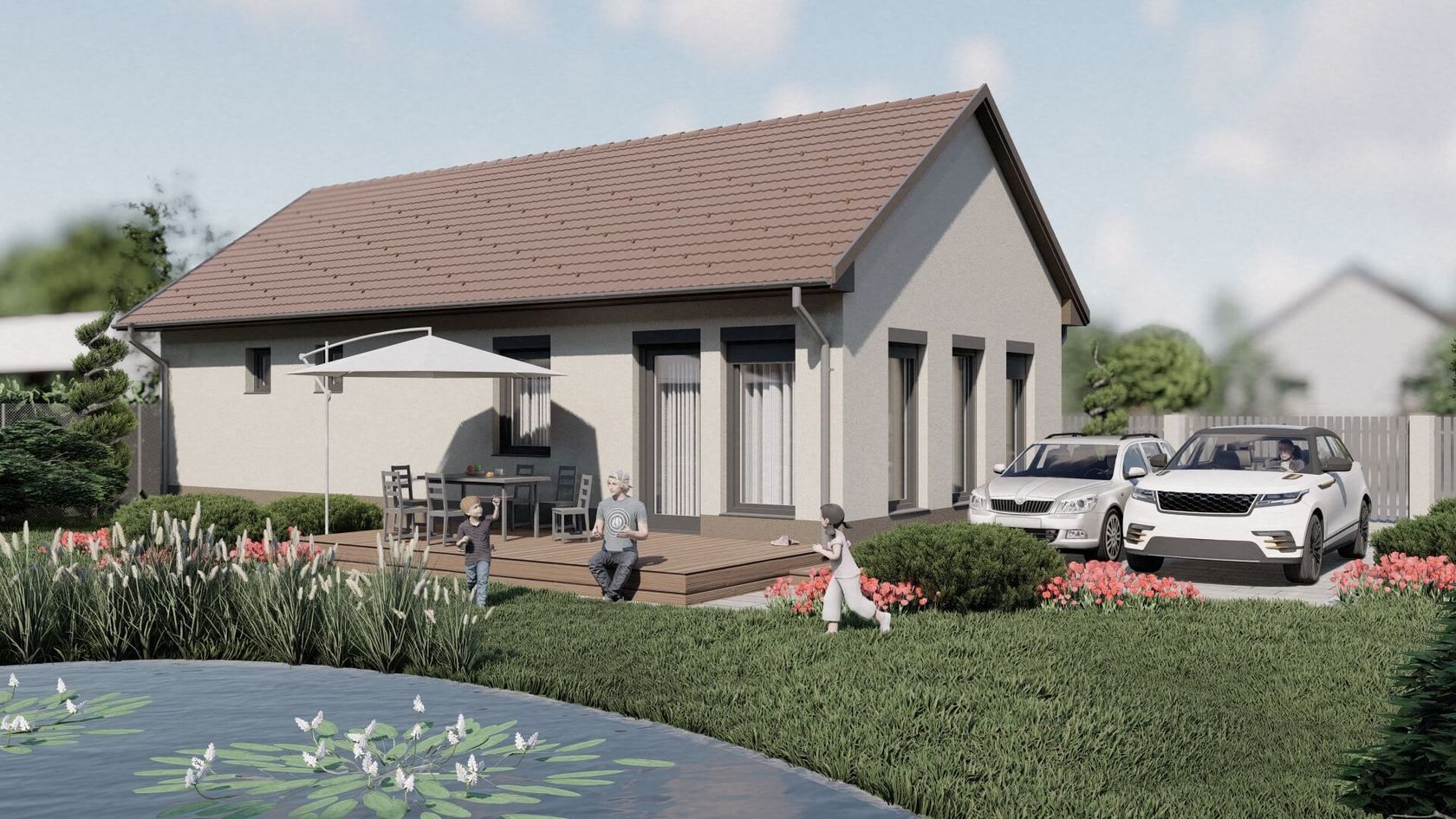Masterplast Modulhouse terv - Hesztia